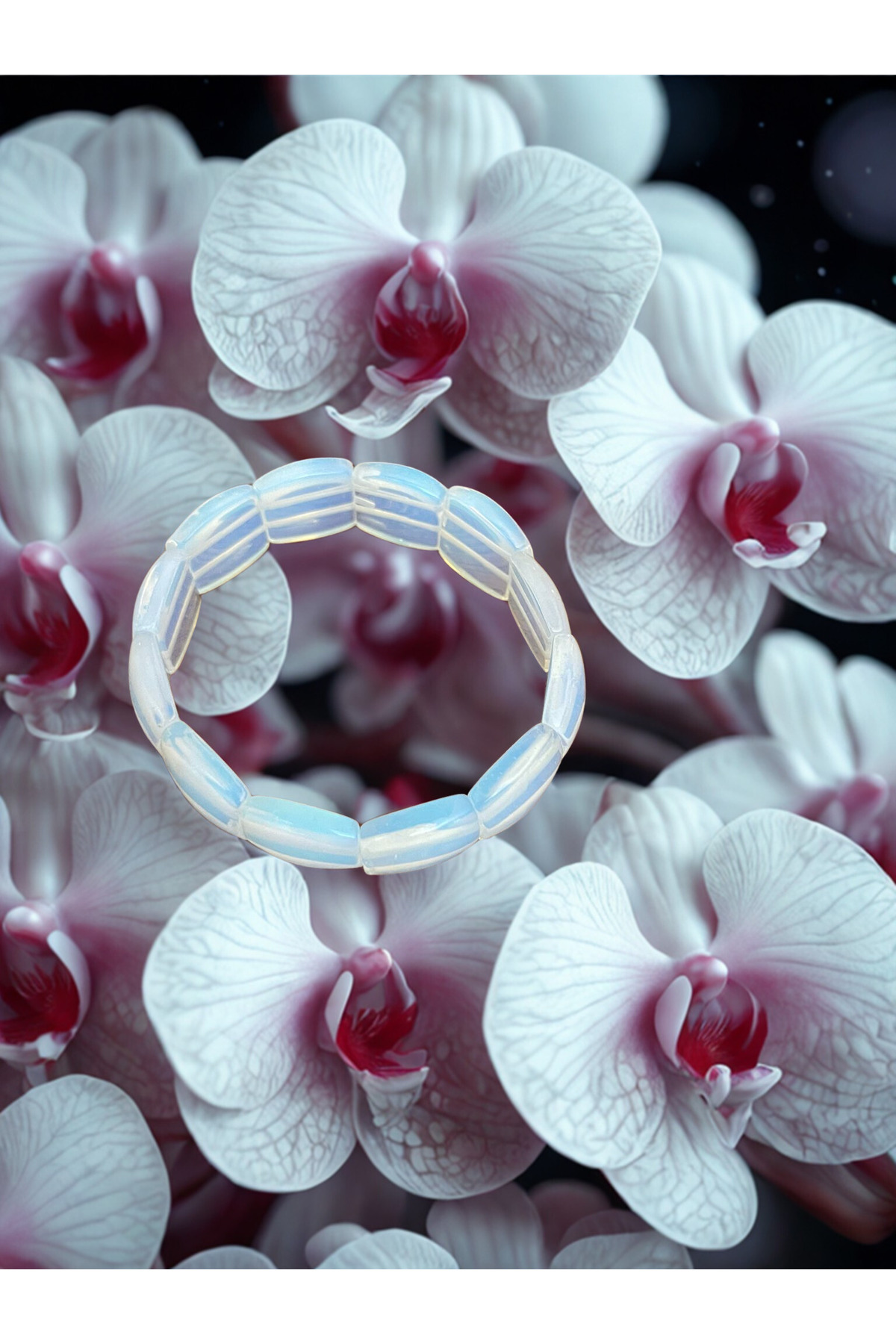 Ay Taşı Rolex Kesim Taş Bileklik