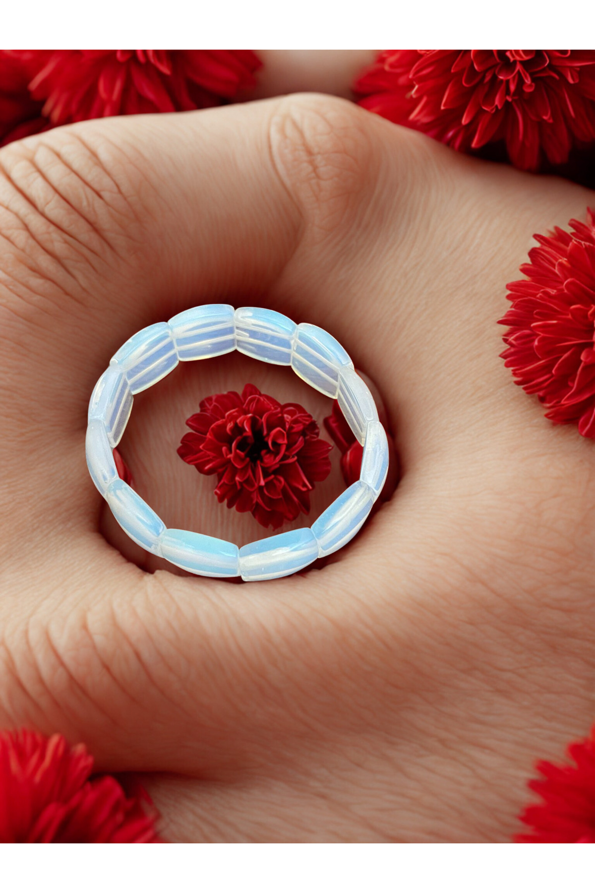 Ay Taşı Rolex Kesim Taş Bileklik