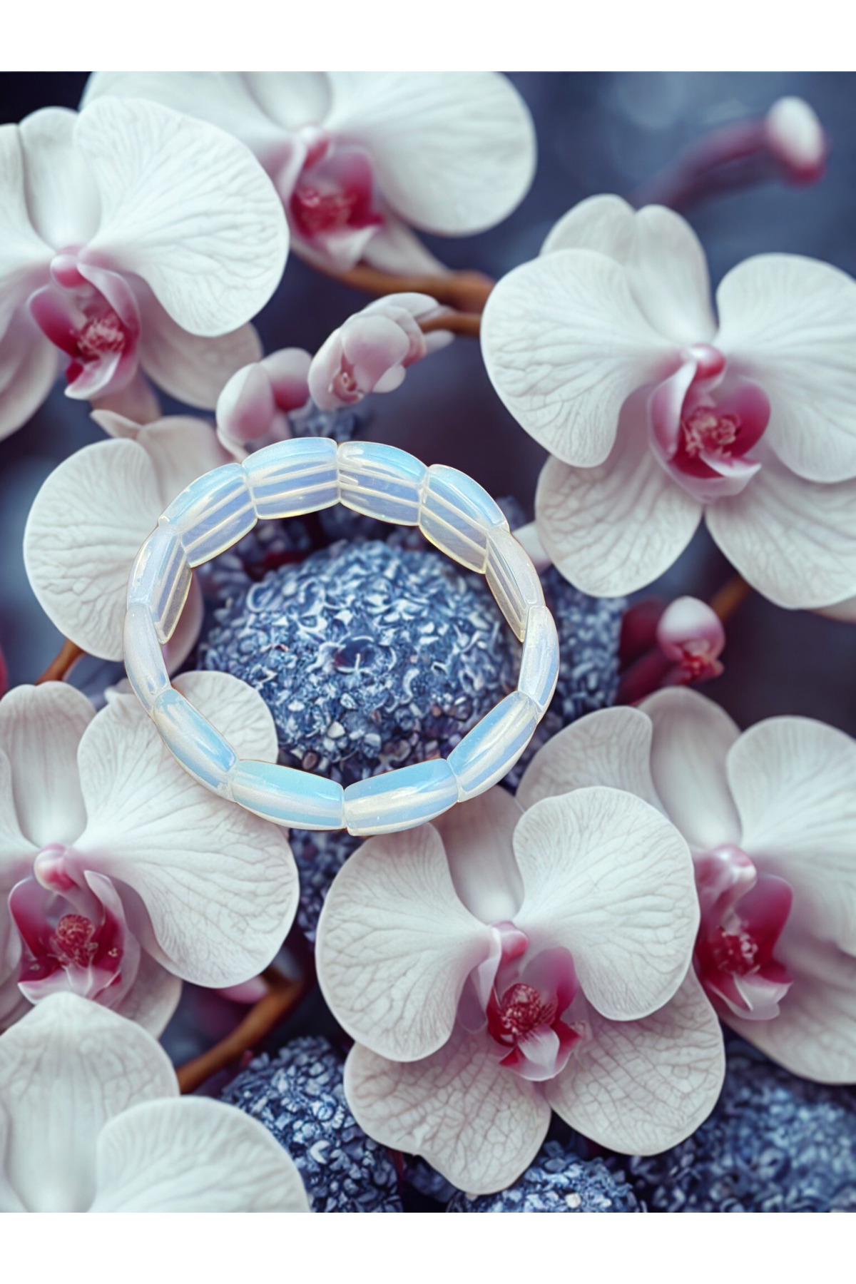 Ay Taşı Rolex Kesim Taş Bileklik