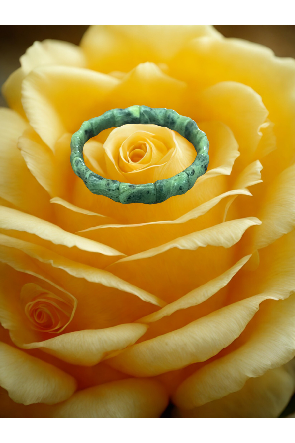 Yeşim Rolex Kesim Doğal Taş Bileklik