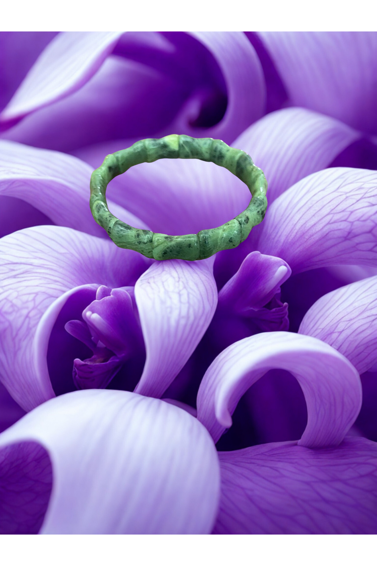 Yeşim Rolex Kesim Doğal Taş Bileklik