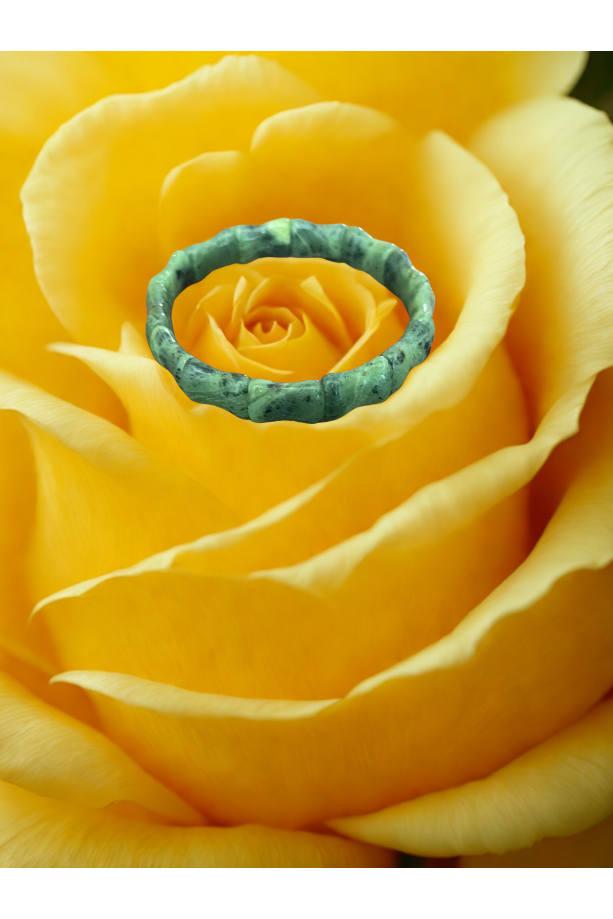 Yeşim Rolex Kesim Doğal Taş Bileklik