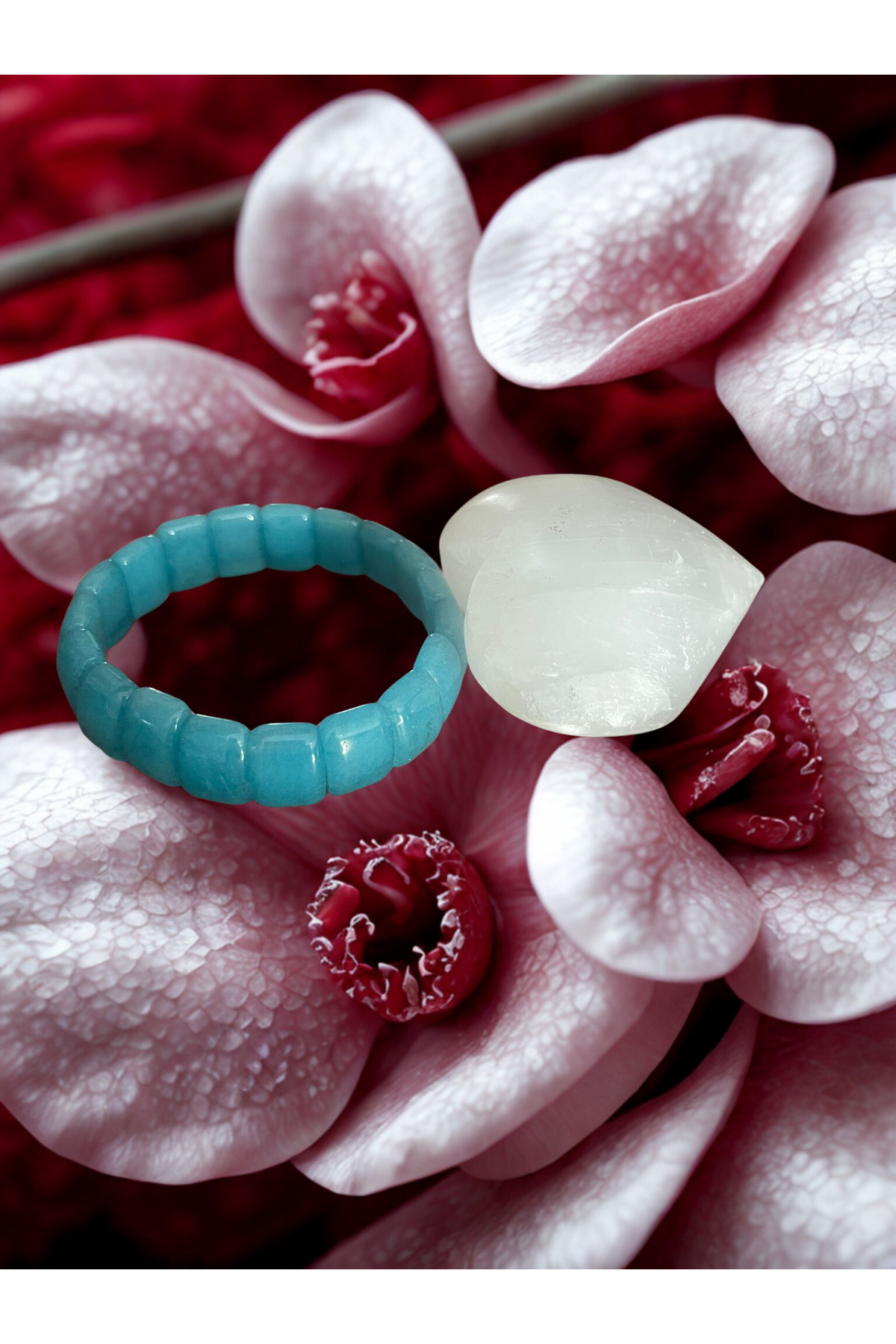 Akuamarin Doğal Taş Rolex Kesim Bileklik