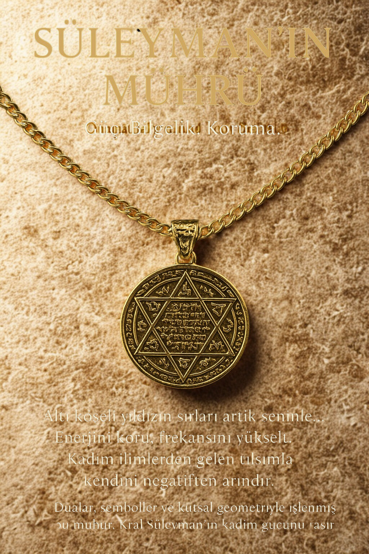 Süleymanın Mührü Kolyesi